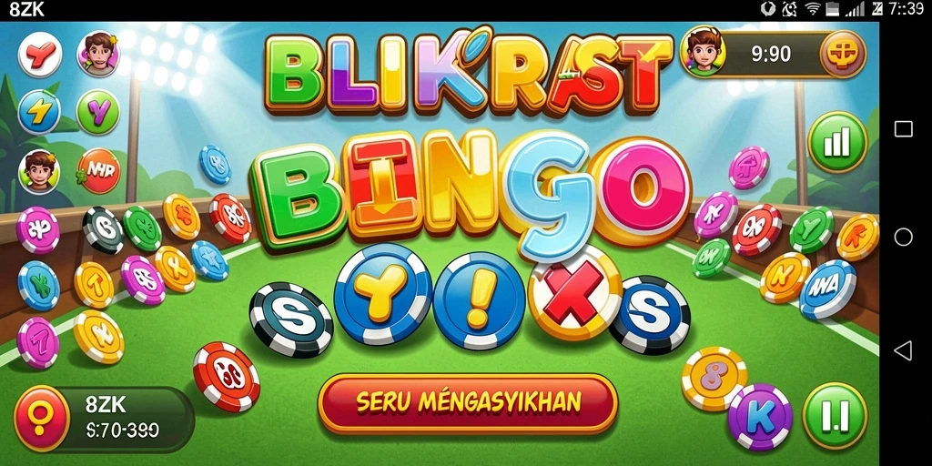 Tampilan gameplay seru dalam aplikasi Bingo 8ZK.
