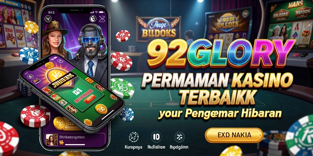 Tampilan menarik dari permainan Kasino di 92GLORY.