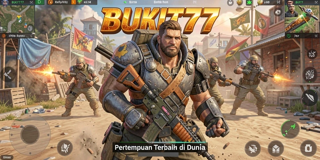Gameplay intens dalam BUKIT777 dengan pertempuran seru.