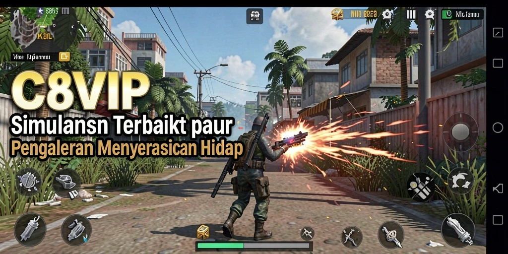 Tampilan gameplay C8VIP yang mengagumkan dan interaktif.