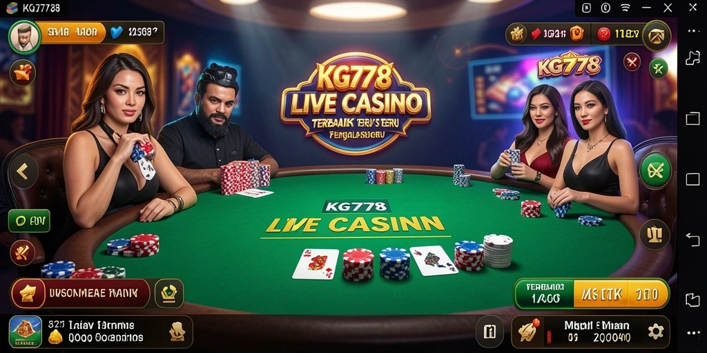 Gameplay Live Casino yang mendebarkan di KG778.