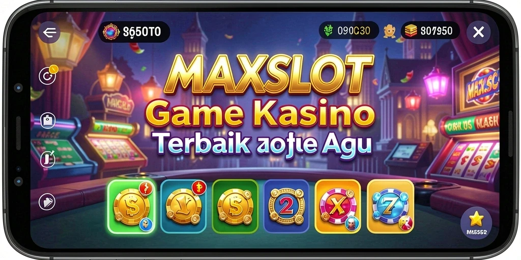 Tampilan gameplay menarik dari MAXSLOT dengan berbagai mesin slot yang tersedia.
