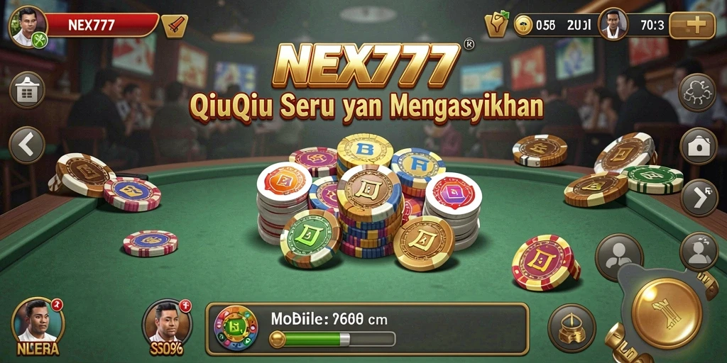 Tampilan menarik dari gameplay QiuQiu NEX777.