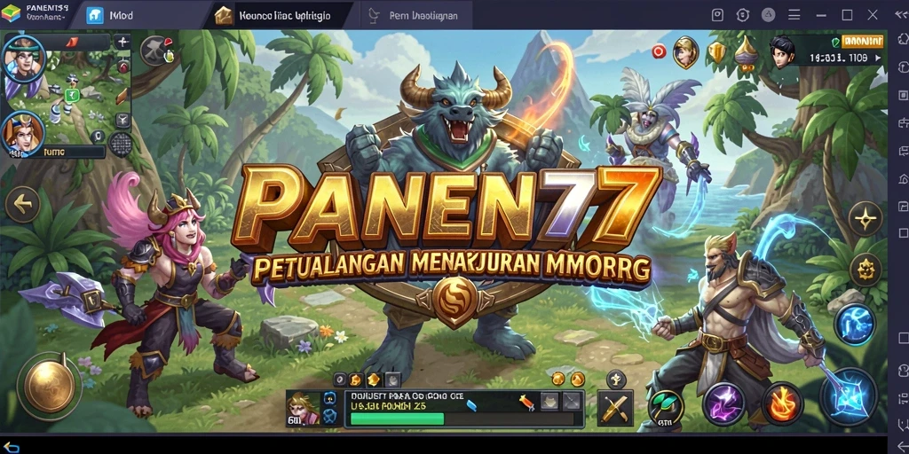 Tampilan menarik dari gameplay MMORPG yang memikat.