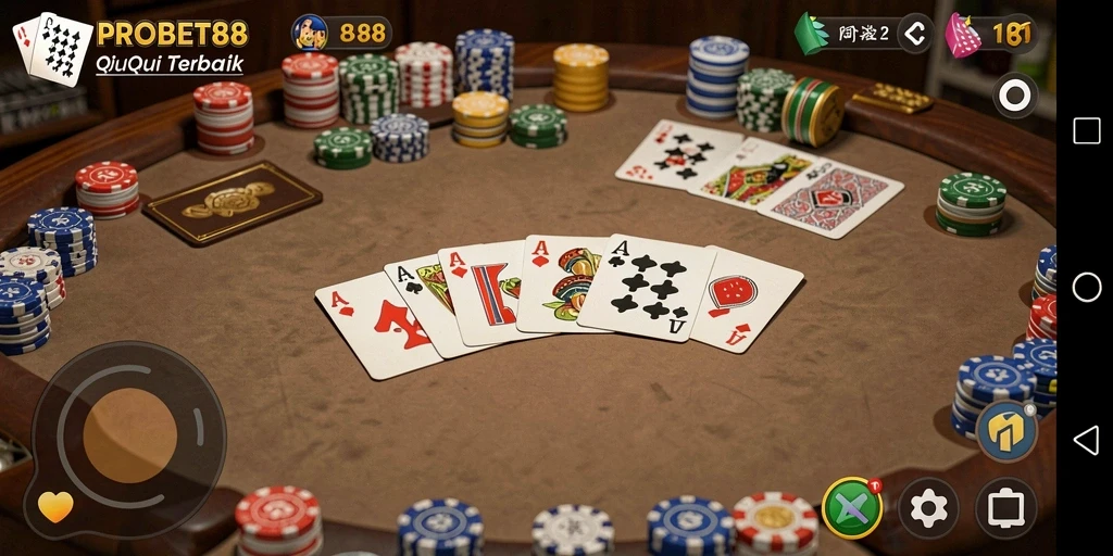 Gameplay QiuQiu yang seru dan interaktif di PROBET88.