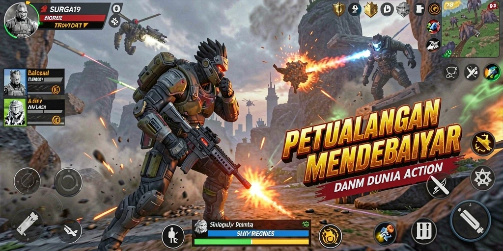 Tampilan menarik dari gameplay SURGA19 yang seru dan menegangkan.